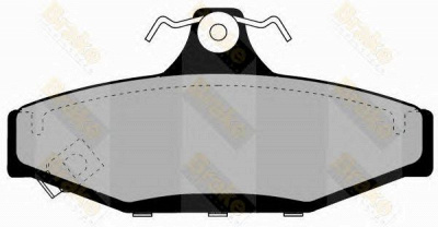 BRAKE ENGINEERING pa1159 -  Комплект тормозных колодок, дисковый тормоз